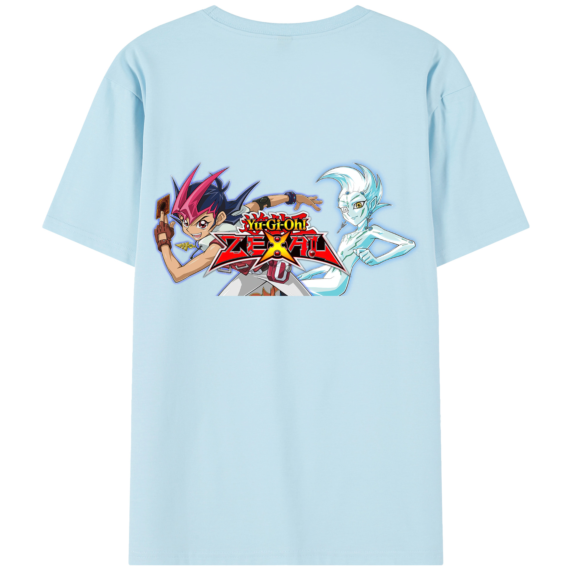 （画像用） 遊☆戯☆王 Yu-Gi-Oh! 綿100％半袖Tシャツ（背面プリント）